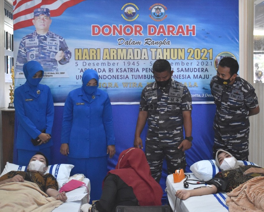 Rangkaian Peringatan Hari Armada RI 2021, Melibatkan Berbagai Instansi, Lanal Sangatta Gelar Donor Darah 2 WhatsApp Image 2021 12 03 at 14.02.58