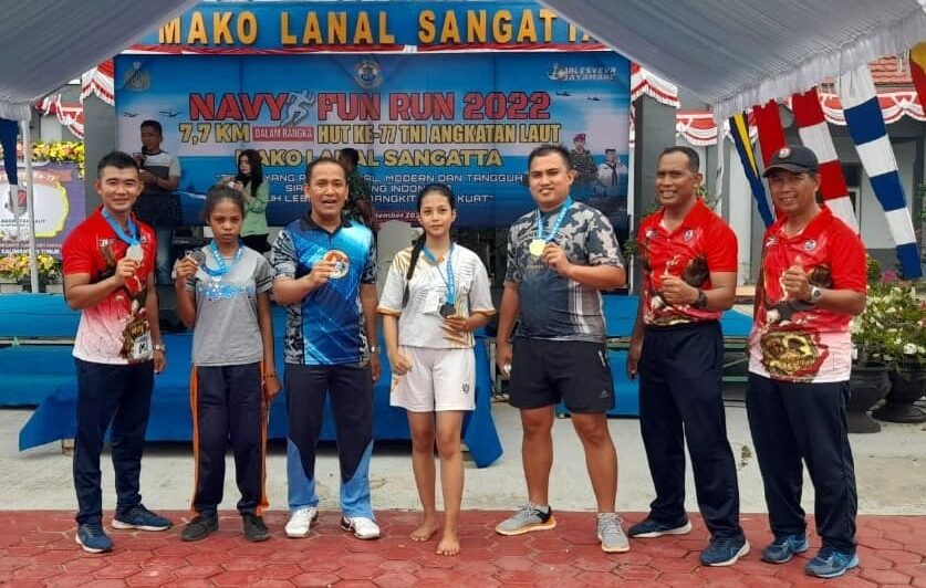 Ada Peserta dari Bontang, Kukar dan Samarinda - Navy Fun Run Gelaran Lanal Sangatta Ramaikan Puncak Peringatan HUT TNI AL ke-77 3 HUT