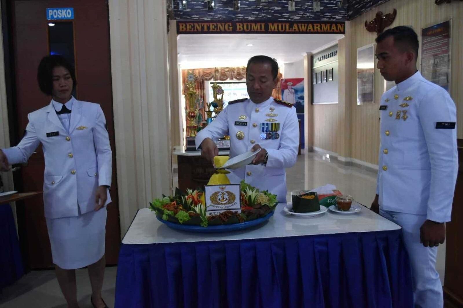 Puncak Peringatan HUT TNI AL ke-77 Sukses Digelar, Danlanal Sampaikan Amanah Kasal TNI AL 2 HUT