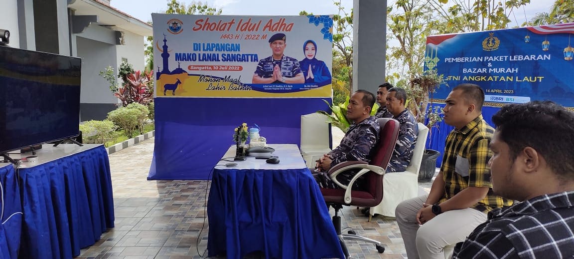 Manfaatkan Momentum Ramadan, Lanal Sangatta Gelar Bazar Murah 2 Lanal