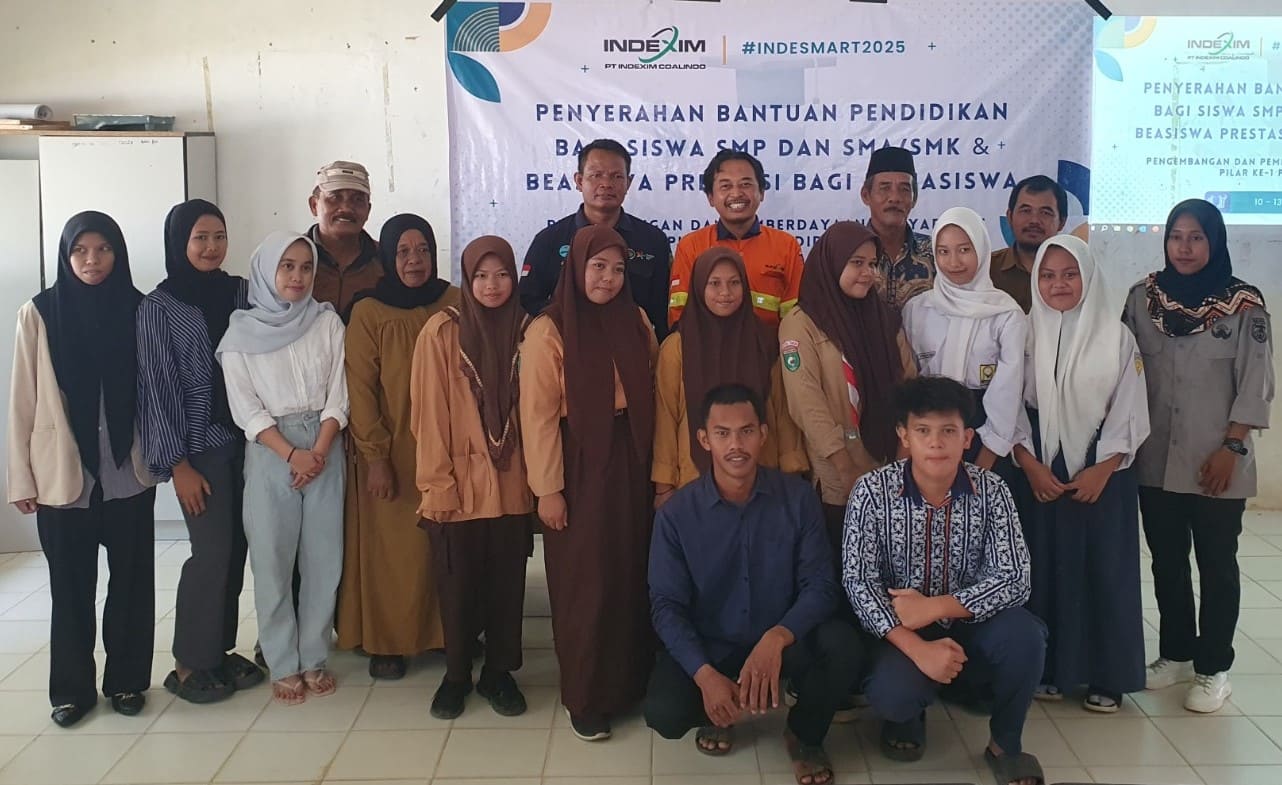 Beasiswa INDESMART Disalurkan, PT Indexim Coalindo Konsisten Dukung Pendidikan di Kutim 2 INDESMART 2 1