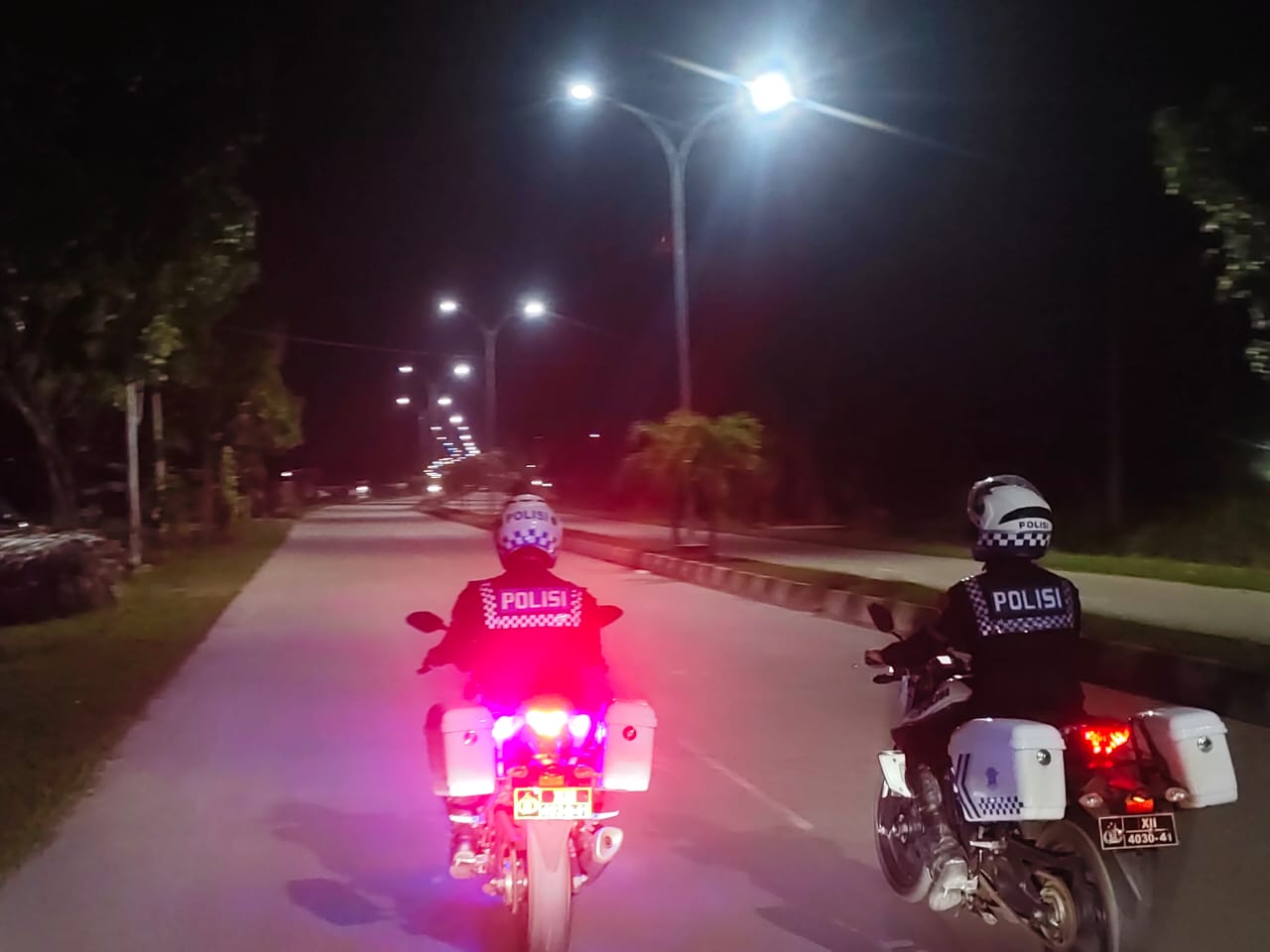 Intensifkan Patroli Malam, Satlantas Polres Kutim Pantau Arus Lalin Hingga Antisipasi Balap Liar 2 Patroli malam