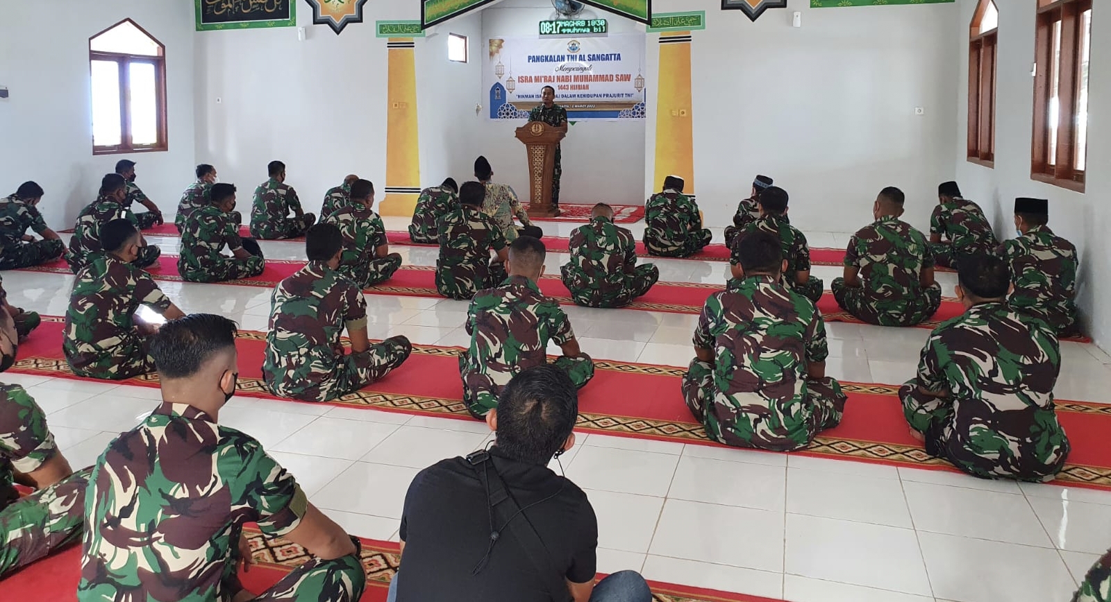 Peringati Isra Mikraj, Lanal Sangatta Hadirkan Kepala Kemenag Kutim