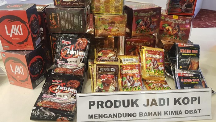 Enam Kopi Saset Dinyatakan Ilegal, Mengandung Sildenafil dan Paracetamol, Efek Sampingnya Berbahaya Bagi Tubuh
