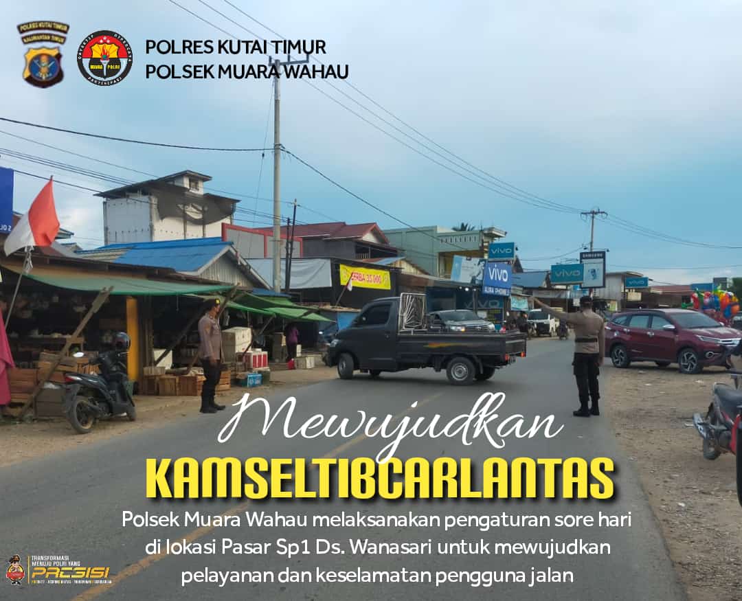 GESIT!!! Baru Sehari Pimpin Polsek Muara Wahau, Iptu Satria Yudha Langsung Pimpin Strong Point