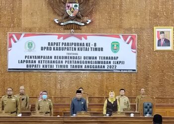 DPRD Kutim Gelar Paripurna Raperda APBD 2022, Pemkab Diminta Tidak Terlena