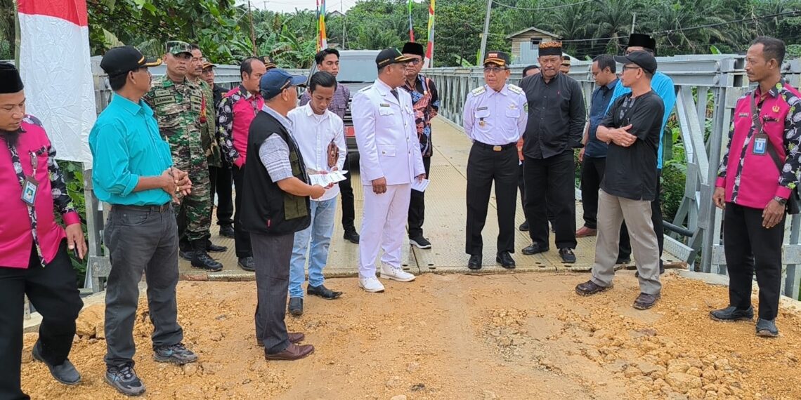 Dibangun Melalui Dana Swakelola, Jalan Penghubung Jembatan di Kaliorang Akan Diaspal