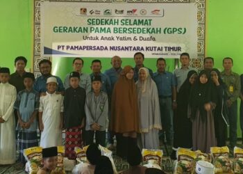 Gerakan Pama Bersedekah Sasar Ponpes Hubbul Wathon Sangatta Selatan