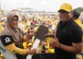 Ratusan Doorprize Meriahkan Launcing Nomor Urut Caleg Golkar Kutim 12 Golkar