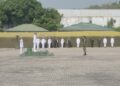 Sambut HUT ke-78 TNI, Danlanal Sangatta Bertindak Selaku Irup 14 TNI