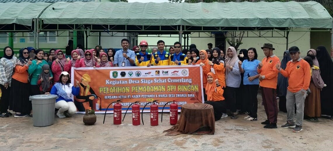 Gelar Pelatihan Pemadaman Api Ringan, Bagian Pelaksanaan Program CSR PT Pamapersada Nusantara Site KPC 1 Gelar Pelatihan Pemadaman Api Ringan, Bagian Pelaksanaan Program CSR PT Pamapersada Nusantara Site KPC