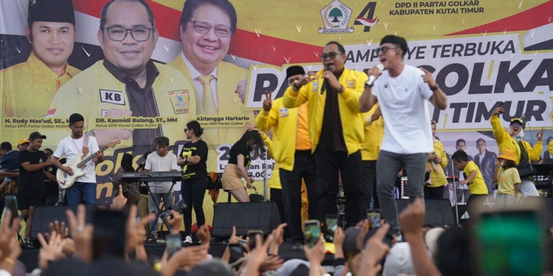 Sukses Gelar Kampanye Akbar, Kasmidi: Golkar Kutim Menang, Perjuangan Pemekaran Sangkulirang Bakal Dilanjutkan 1 Golkar Kutim