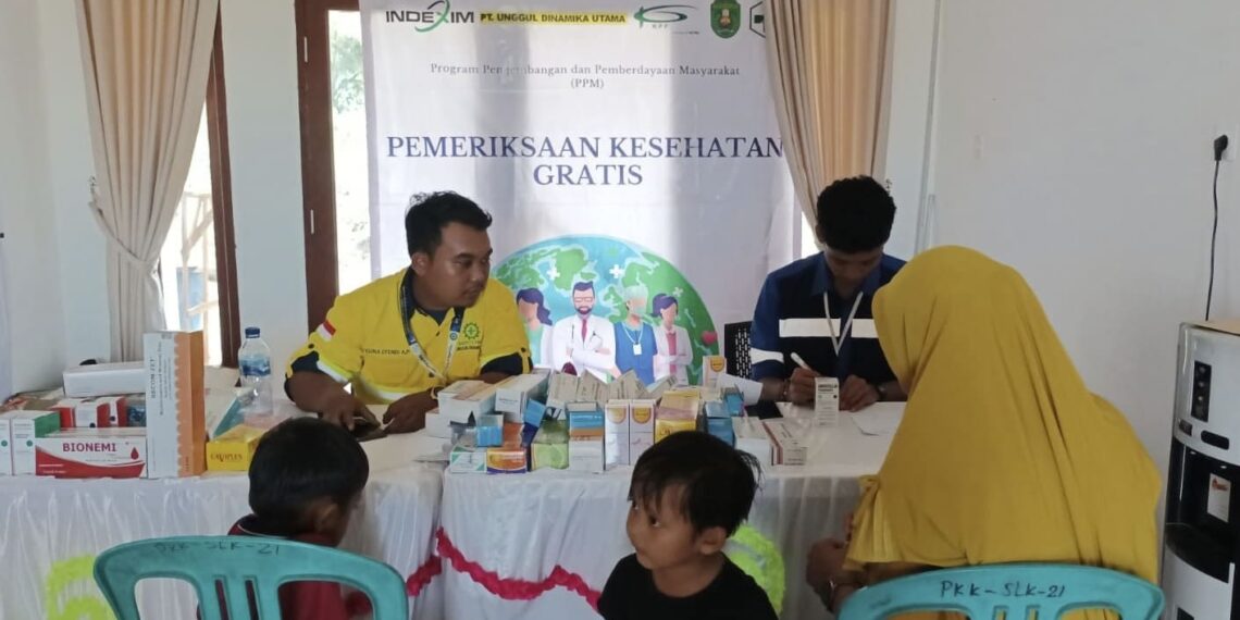 Harapkan Jadi Agenda Rutin, Pemeriksaan Kesehatan Gratis PT Indexim Coalindo Solusi Warga yang Jauh dari Puskesmas