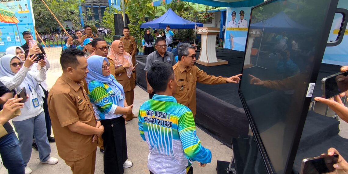 Inovasi Positif, Perpustakaan Digital EDOO SMPN 1 Sangatta Utara Bisa Jadi Percontohan Sekolah di Kutim