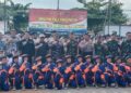 Rangkaian HUT ke-79 TNI, Kodim 0909/KTM Bentuk Mental Disiplin dan Kekompakan Melalui Lomba Baris Berbaris