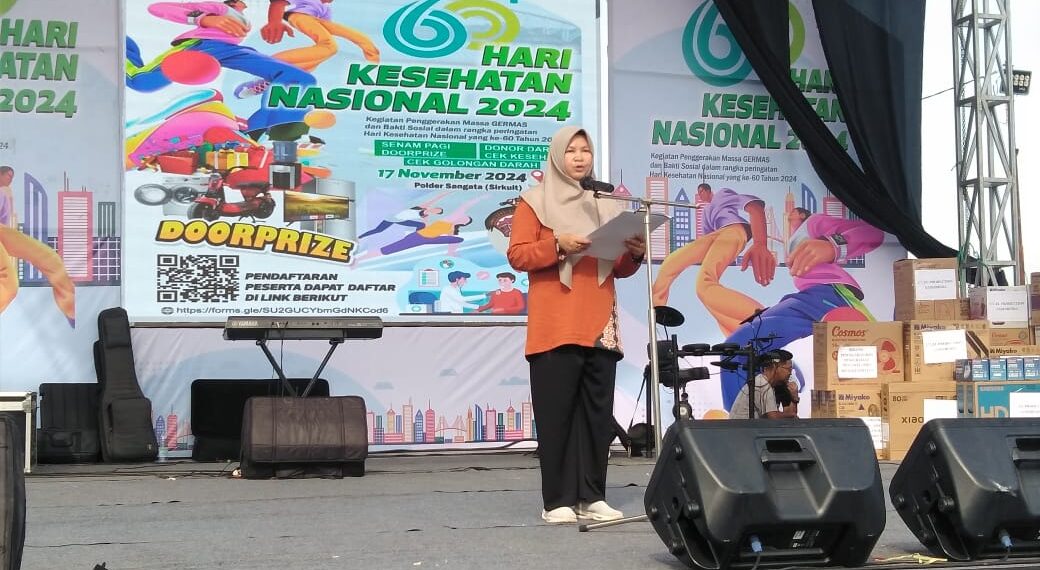 Puncak Peringatan HKN ke-60, Dinkes Kutim Gelar GERMAS dan Bakti Sosial