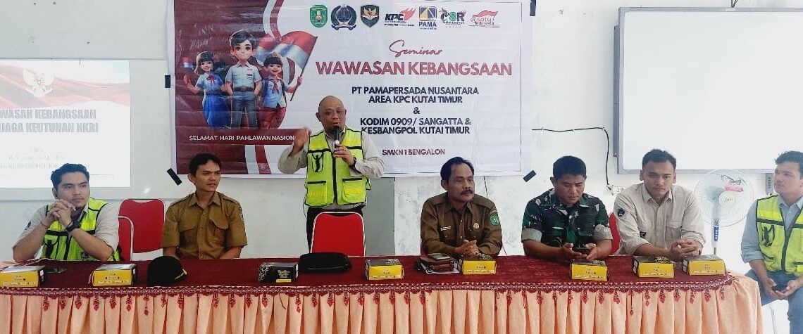 Libatkan 100 Pelajar, PT Pamapersada Nusantara Site KPC Coal Mining Project Sukses Gelar Seminar Wawasan Kebangsaan