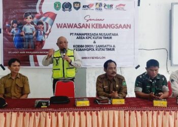 Libatkan 100 Pelajar, PT Pamapersada Nusantara Site KPC Coal Mining Project Sukses Gelar Seminar Wawasan Kebangsaan