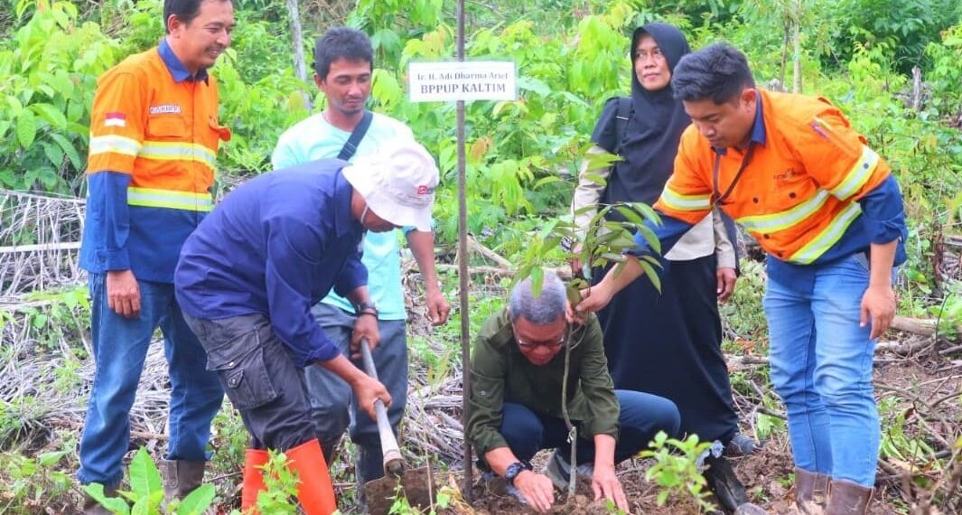Sambangi Kaliorang dan Kaubun, BPPUP Apresiasi Program Pangan untuk Penghijauan PT Indexim Coalindo 1 Penghijauan
