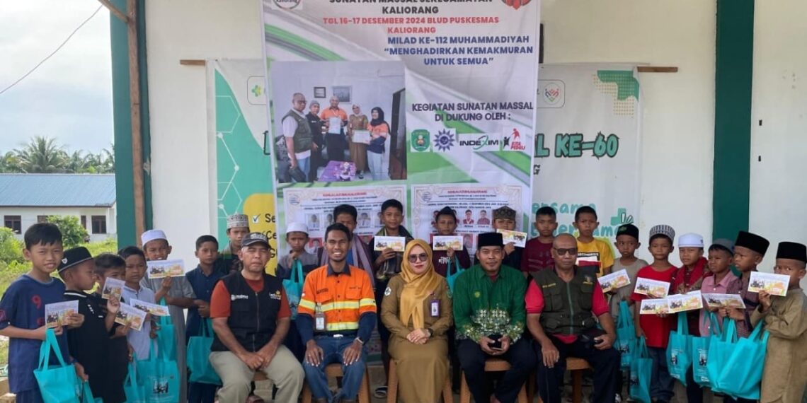 Jelang Akhir Tahun, PT Indexim Coalindo Sukses Gelar Khitanan Massal 1 Khitanan massal