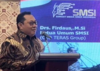 Ketua SMSI Pusat, Firdaus.