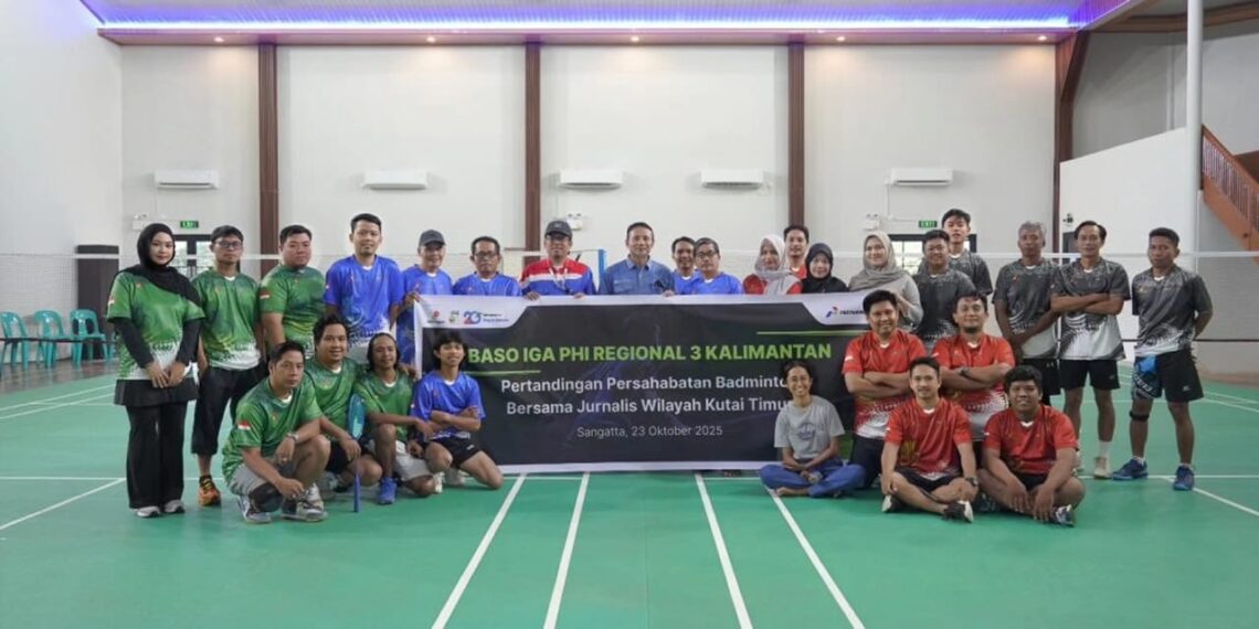 PT Pertamina EP Sangatta Field Gelar Pertandingan Persahabatan Badminton Bersama Wartawan Kutim 1 PT Pertamina EP Sangatta Field Gelar Pertandingan Persahabatan Badminton Bersama Wartawan Kutim
