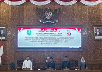 Pemkab Kutim Serahkan Rancangan KUA-PPAS 2026 Pada Pihak Legislatif