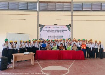 SMKN 1 Bengalon Sekolah Berbasis K3LH, Satgas PAMA Safe School Resmi Dilantik