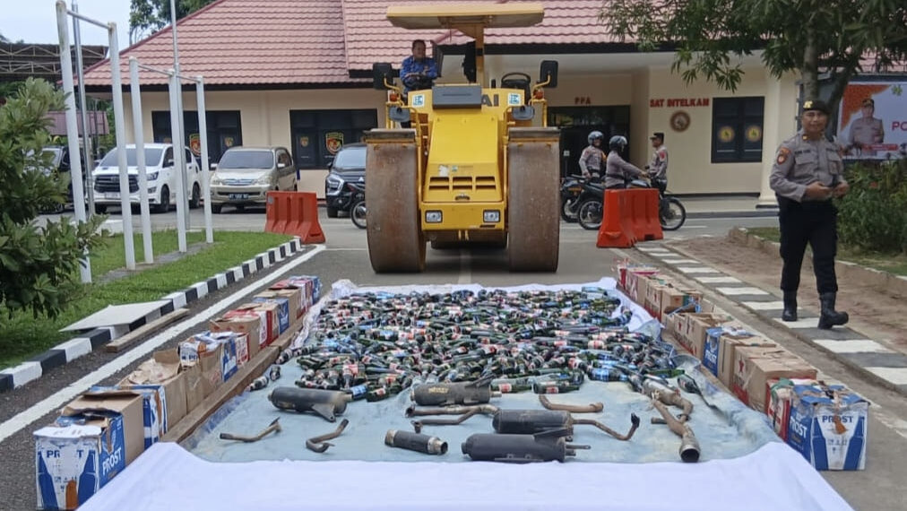 Musnahkan Narkoba Hingga Miras, Jelang Idulfitri 2026 Polres Kutai Timur Pastikan Perangi Pekat