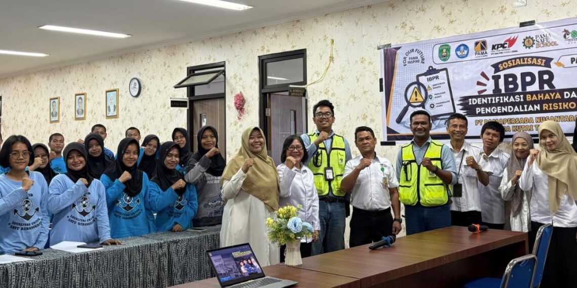 Melalui Pelatihan IBPR bagi Kader PAMA Safe School di SMKN 2 Sangatta Utara, PAMA Kutim Perkuat Kompetensi K3LH 