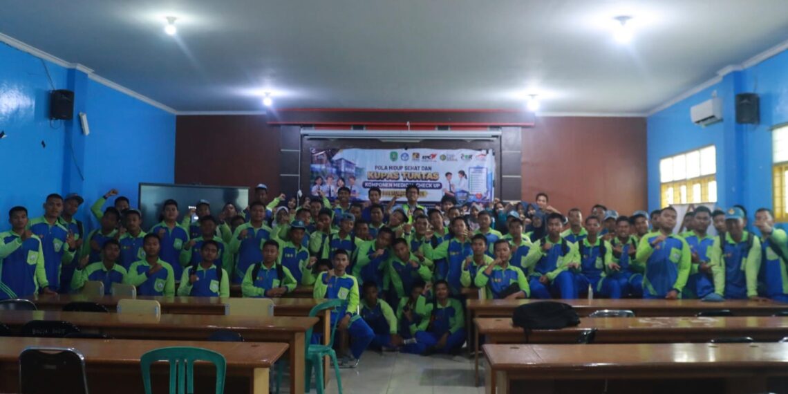 Siapkan SDM Siap Kerja, PAMA KPCS Sosialisasikan Pola hidup Sehat di SMK Muhammadiyah 1 Sangatta Utara