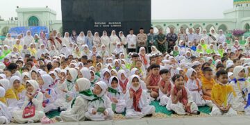 Tanamkan Nilai Spiritual Sejak Dini, Disdikbud Kutim Gelar Manasik Haji Cilik di Masjid Al Faruq